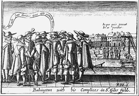 Babington and his team of plotters