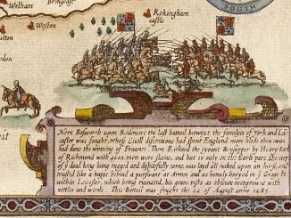 17th Century depiction of the Battle of Bosworth Field