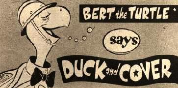 Duck and Cover Cold War Cartoon