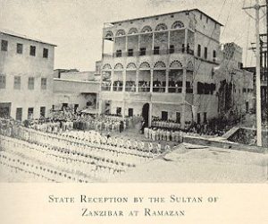 Zanzibar Palace before the bombardment