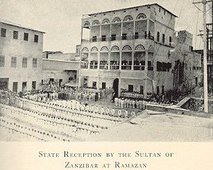 Zanzibar Palace before the bombardment