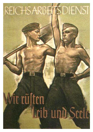 Nazi Economic policy was driven by a desire to be self sufficient and ready for war